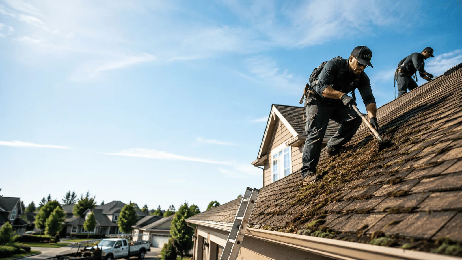 Roof Moss Removal in Fulshear, TX near me